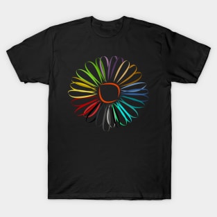 unique colorful flower, blossom T-Shirt